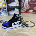 Hot-sale Mini Plastic Yeezy Air Jordan 3D Sneaker Shoe Keychain With Box